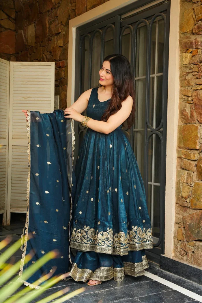 Azira Rama Color Premium Anarkali Suit Set