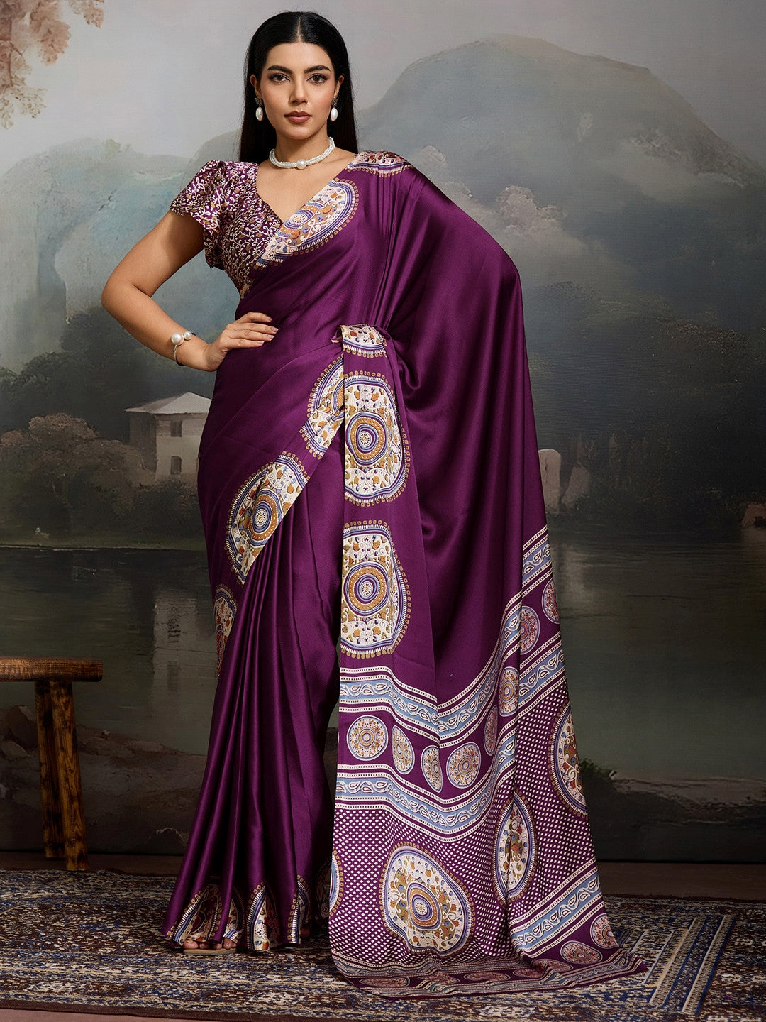 Modal Saree for Festive Occasions