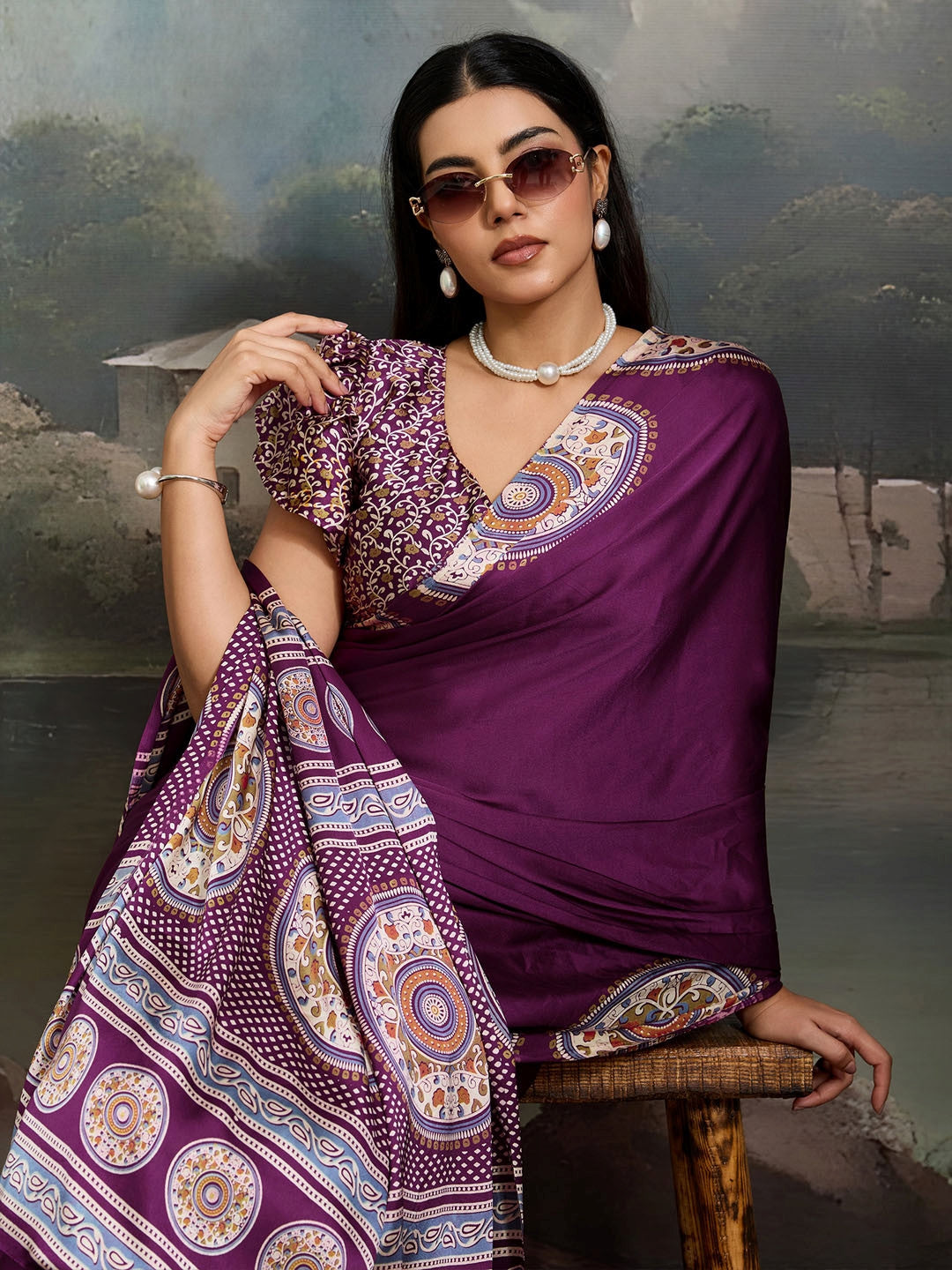 Modal Saree for Festive Occasions