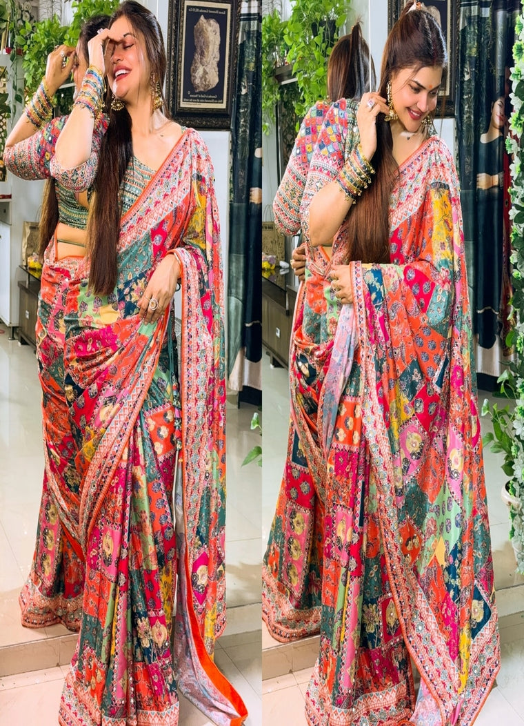 Perfect outfit for wedding function
