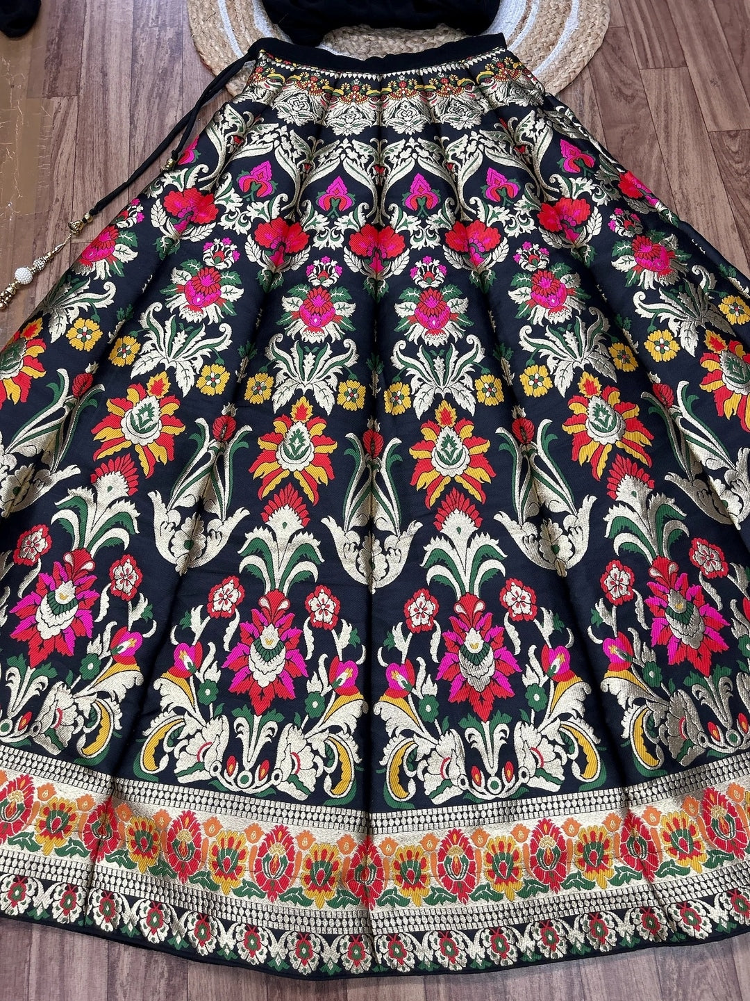 Beautiful Black Lehenga Choli For Women Bridesmaids Ready To Wear Lahenga Choli Bollywood Style Ghagra Choli Set Indian Wedding Wear Outfits