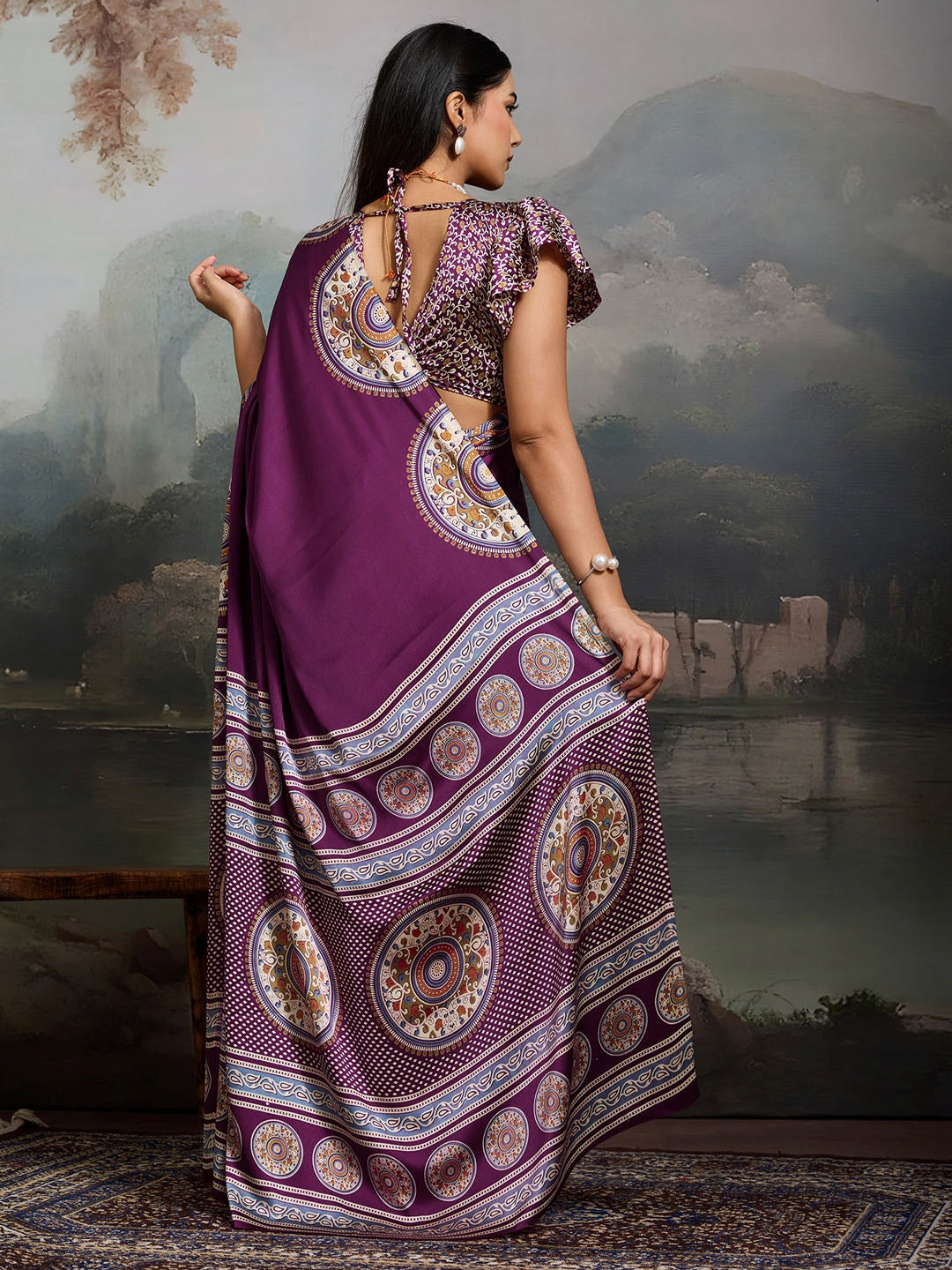 Modal Saree for Festive Occasions