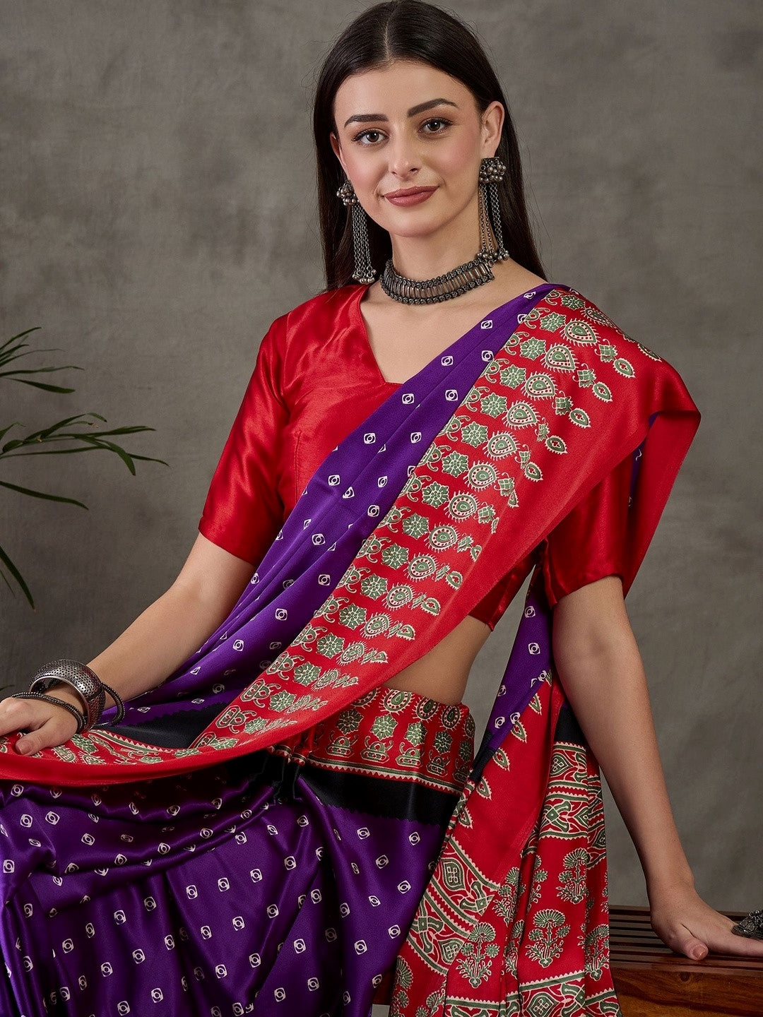 Printed Designer Saree With Blouse Piece