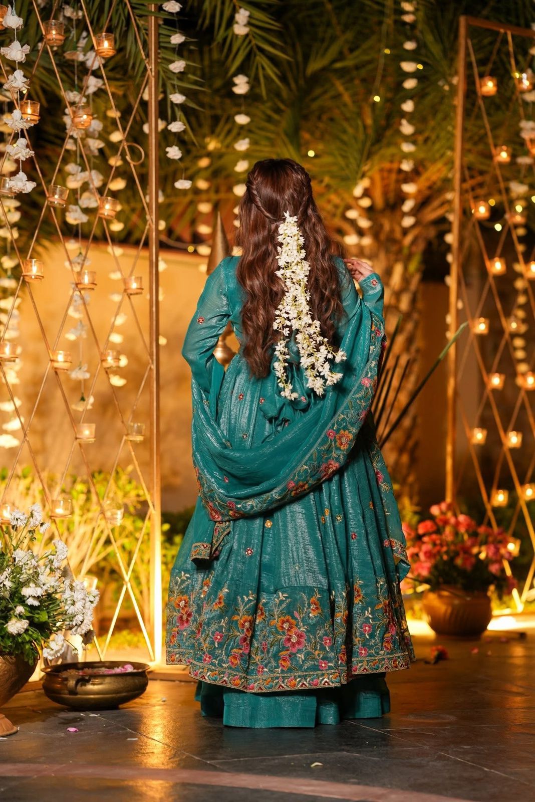 Premium Designer Anarkali Gown Sharara Set