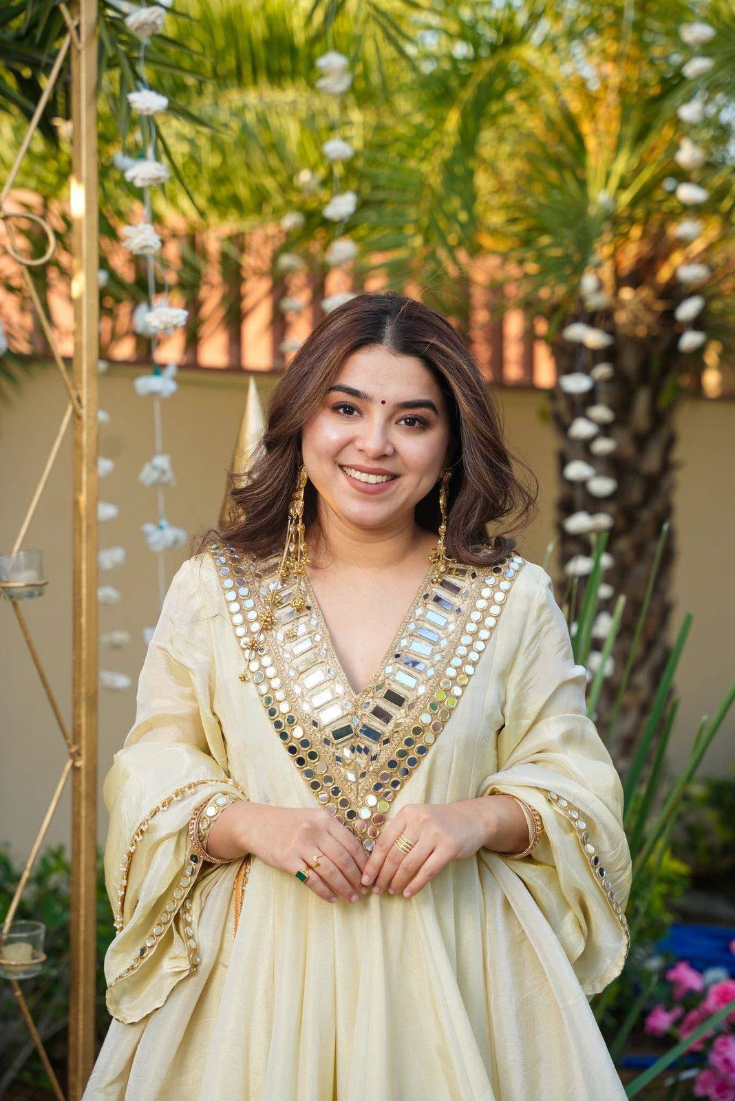 Ivory Sheeshmahal Sharara Suit Set