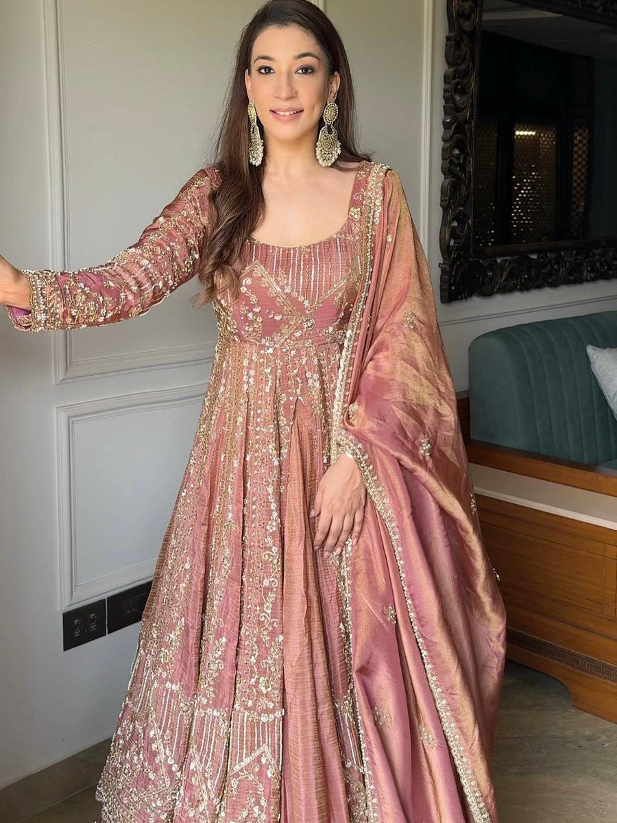 NKV Fashion embroidered Indian occasion wear
