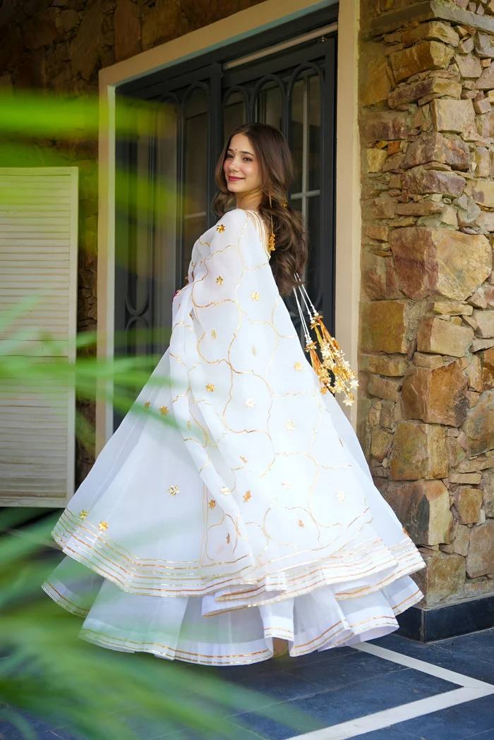 Premium Faux Georgette Anarkali Kurta Set