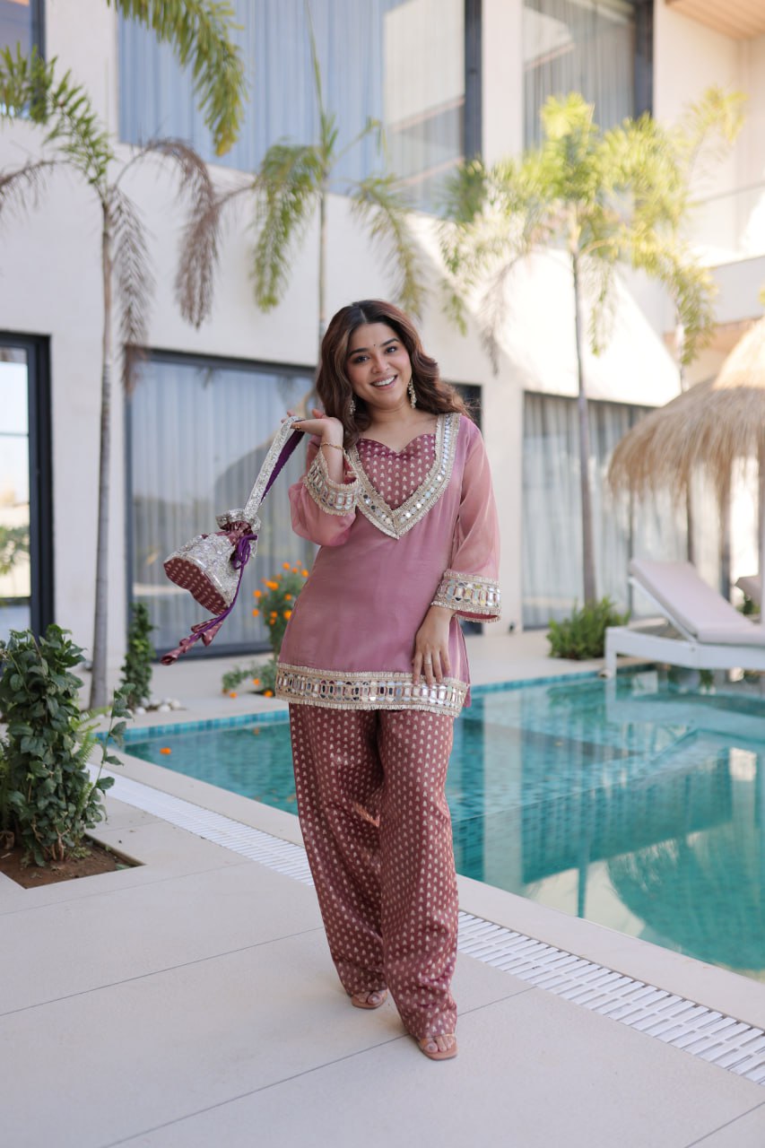 Premium Fabrics and Stunning Mirror Work