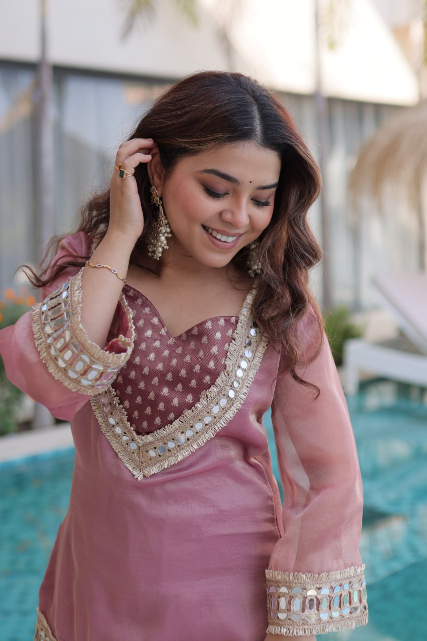 Premium Fabrics and Stunning Mirror Work