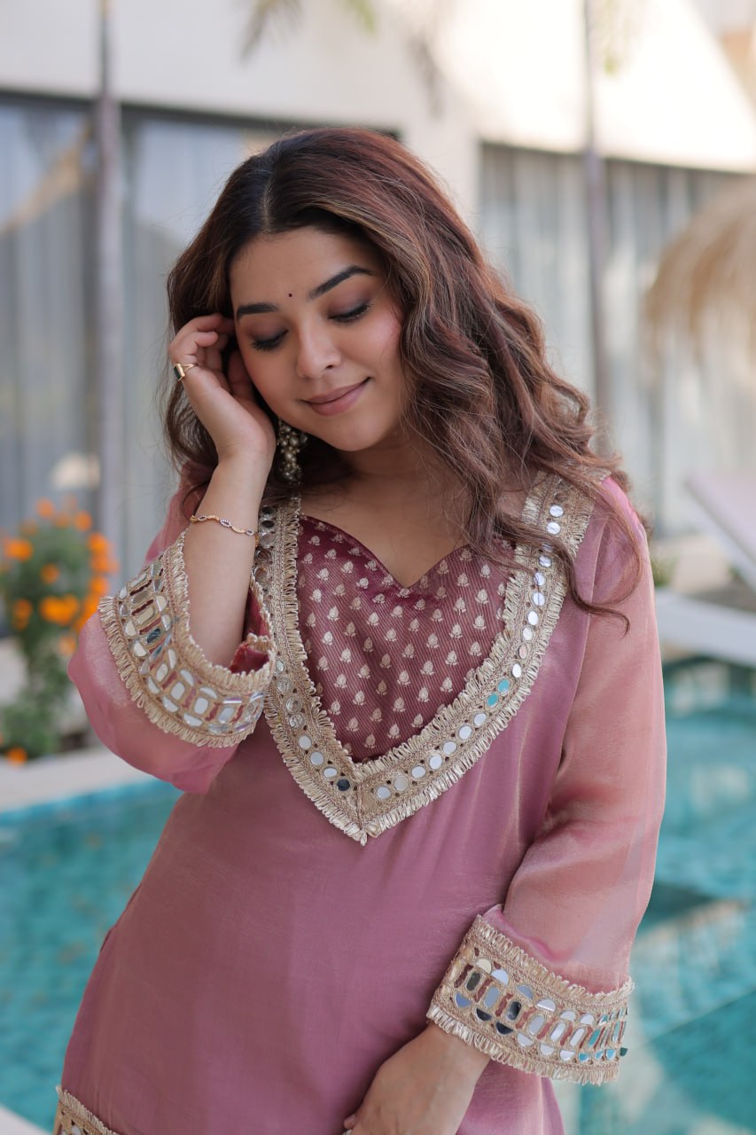 Premium Fabrics and Stunning Mirror Work