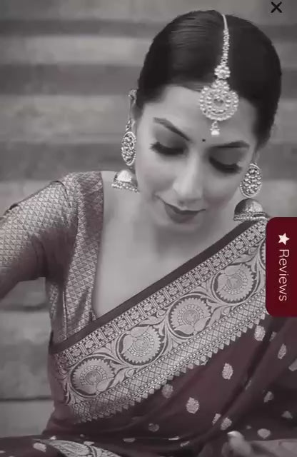 Sumptuous  Soft Silk Saree With Intricate Blouse Piece